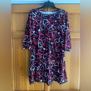 Heart Patterned Dress